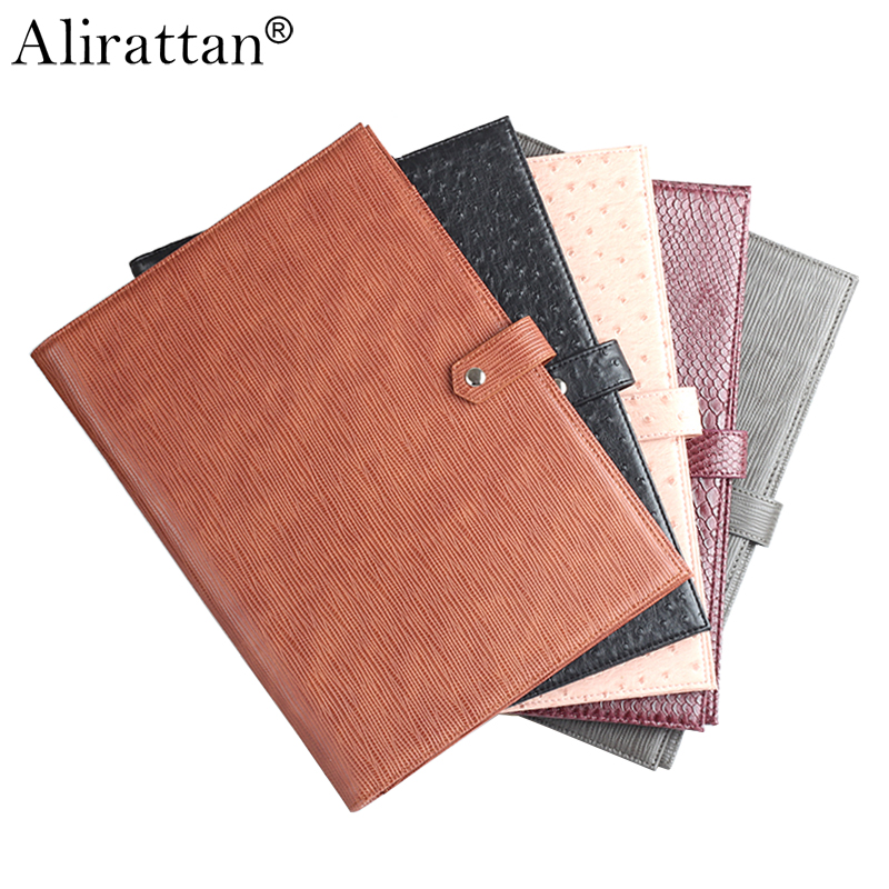 Interior Design Documentation - กระเป๋าเอกสารแฟชั่นใหม่ ดีไซน์เนอร์แฟชั่น กระเป๋าใส่เอกสารหนังนกกระจอกเทศ กระเป๋าใส่แล็ปท็อป คุณภาพสูง
