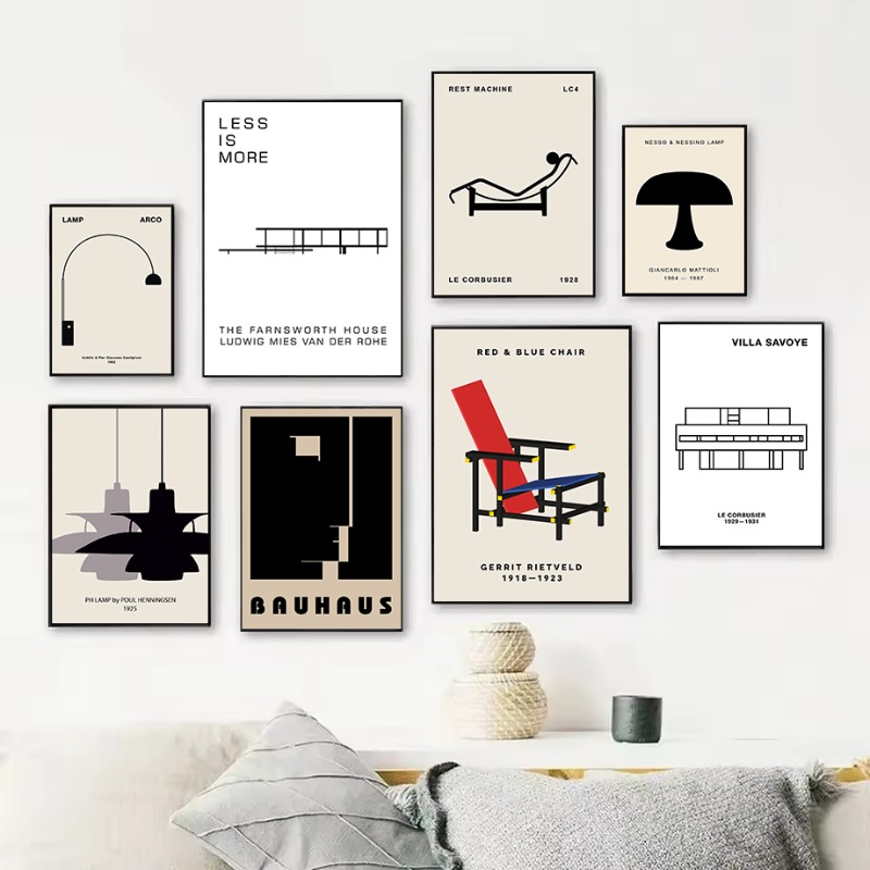 Interior Design Course - คลาสสิค ฟาร์นสเวิร์ธ เฮาส์ บาวเฮาส์ ดีไซน์ สถาปัตยกรรมนามธรรม