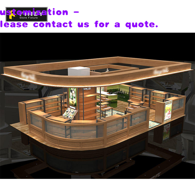 Interior Design Layout - ออกแบบตกแต่งภายในร้านค้าเครื่องสำอาง ตู้โชว์เครื่องสำอาง เคาน์เตอร์แสดงสินค้าในห้างสรรพสินค้า