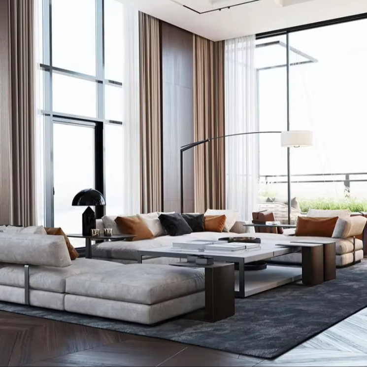 Interior Design Layout - บริการออกแบบตกแต่งภายในบ้านพักตากอากาศสุดหรูหราสไตล์เซี่ยงไฮ้ บริการออกแบบบ้าน วิลล่า อพาร์ทเมนท์ บ้านพักอาศัย แบบจำลอง