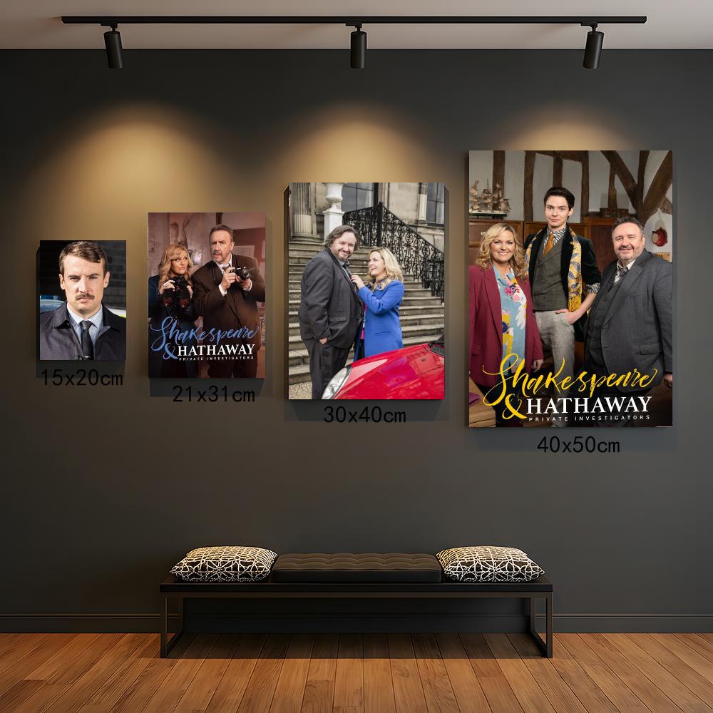 Interior Design Tv Room - ซีรีส์ทีวี S-Shakespeare and Hathaway-Y ภาพวาดลายเส้นประดับตกแต่งลายพฤกษศาสตร์ที่หรูหราสำหรับห้องนั่งเล่น การออกแบบตกแต่งภายในที่ทันสมัย
