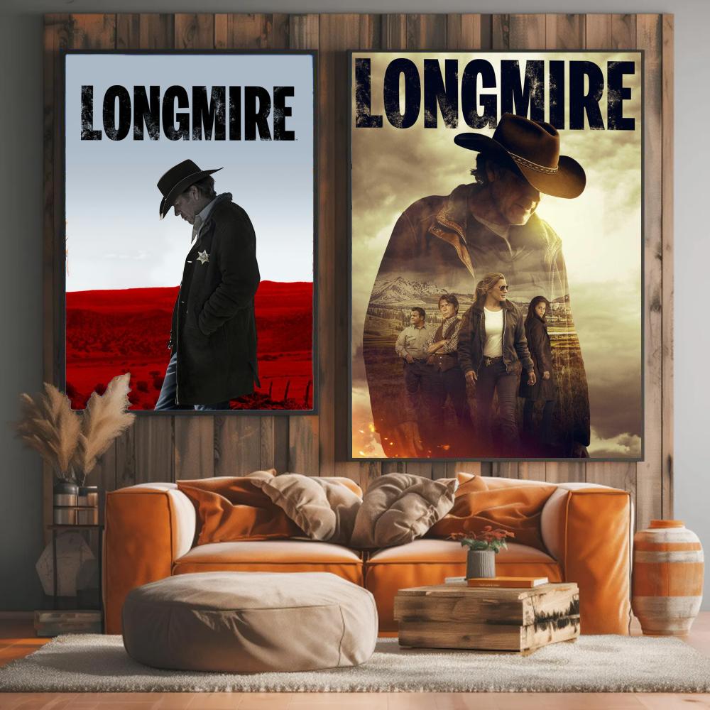 ซีรีส์ทีวี L-Longmire-E ภาพวาด - Interior Design Tv Room บทวิจารณ์และราคา