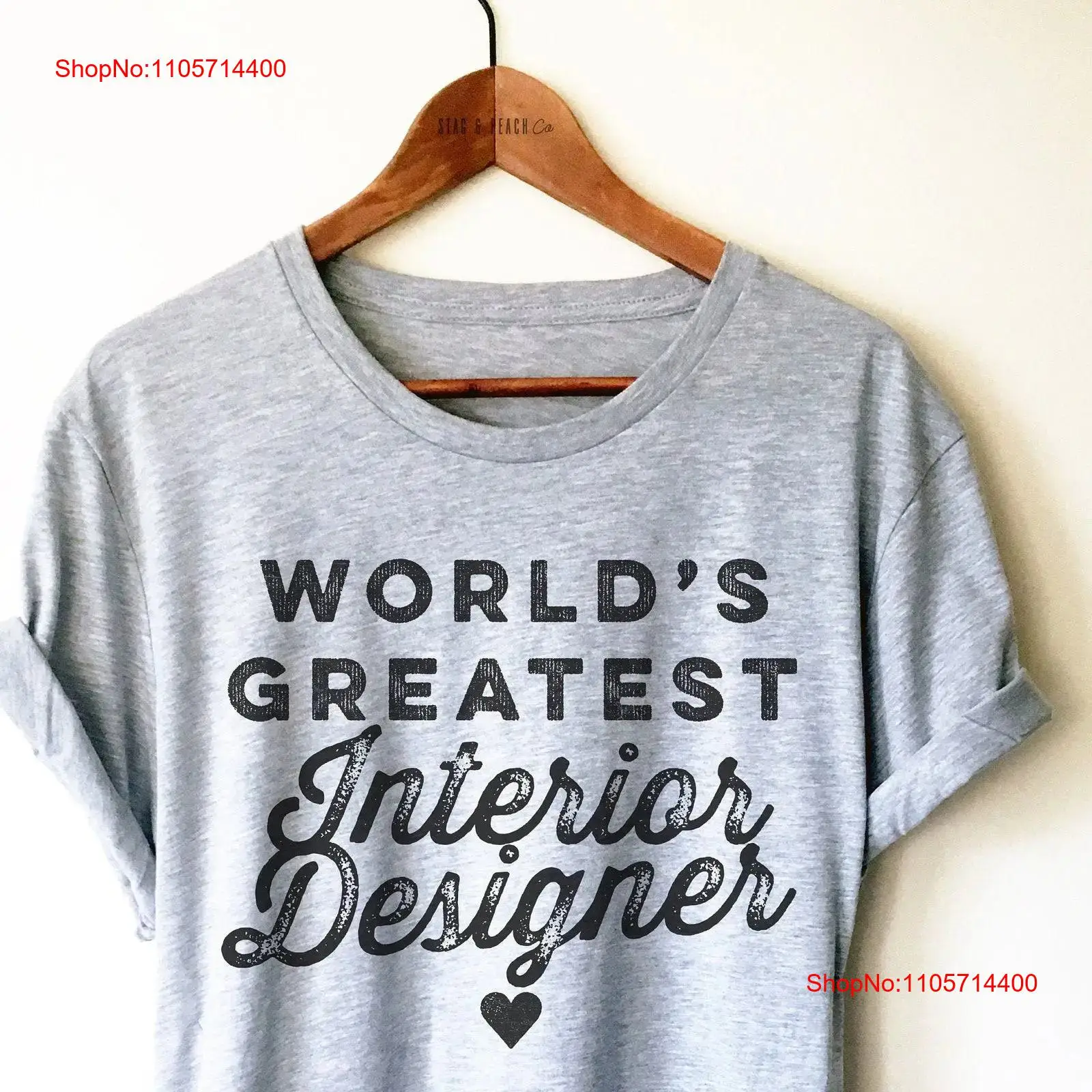 เสื้อยืดดีไซน์เนอร์ตกแต่งภายใน - Interior Design Graphic Design บทวิจารณ์และราคา