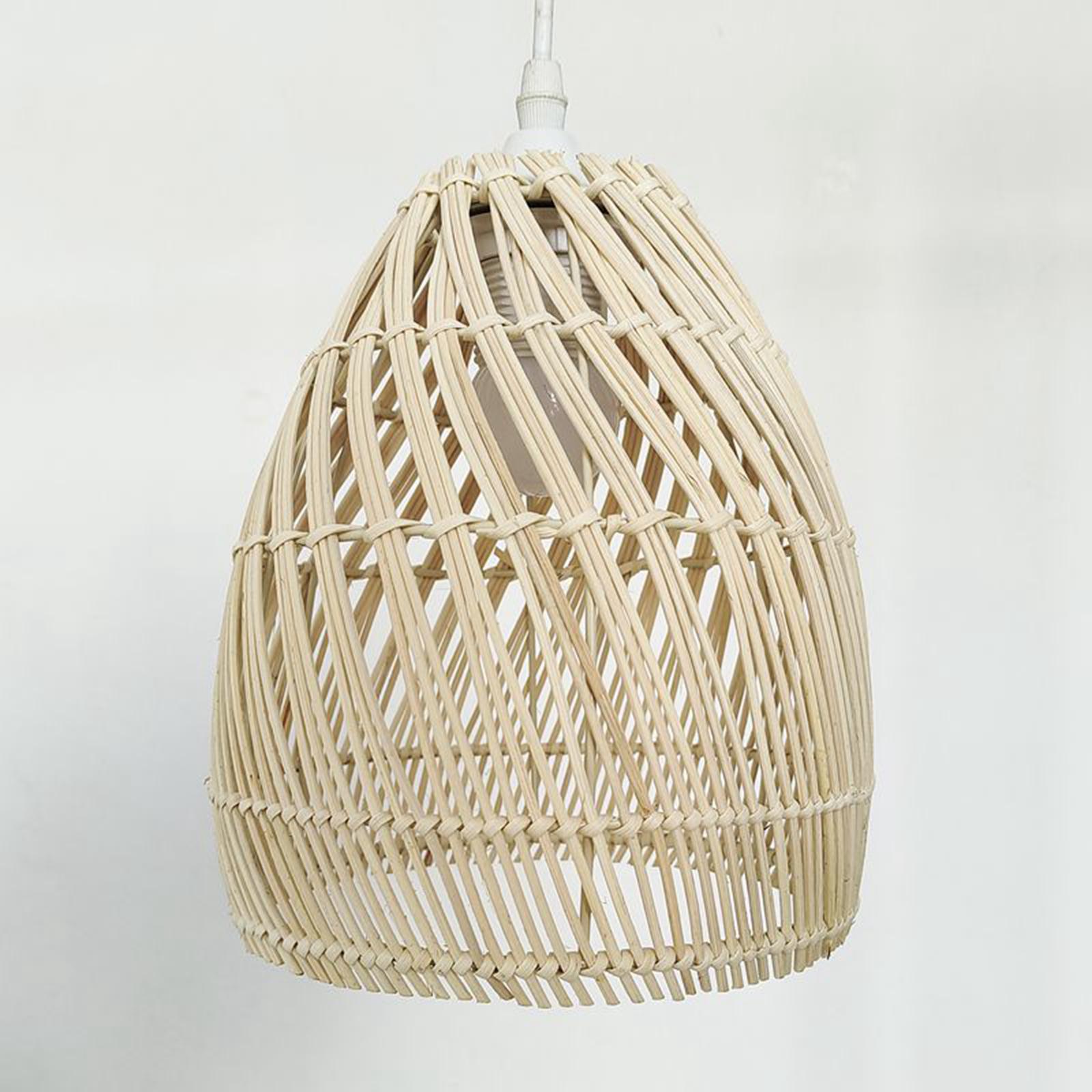โคมไฟแขวนเพดาน 1 ชิ้น โคมไฟหวา - Wicker Pendant Shade บทวิจารณ์และราคา