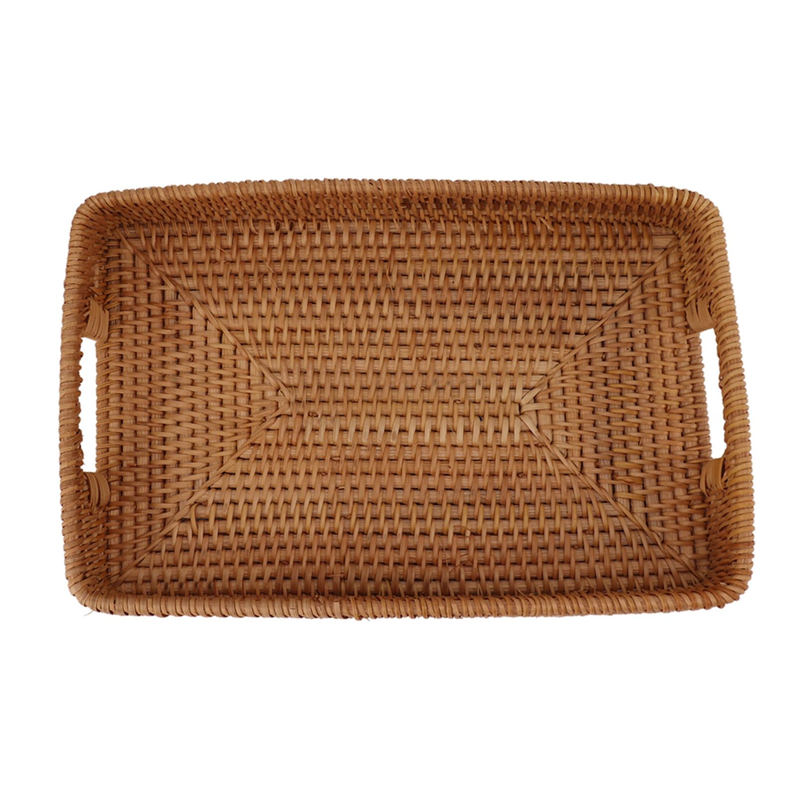 ถาดเสิร์ฟ E5 พร้อมหูจับ ทรงสี่ - Rattan Tray Handle บทวิจารณ์และราคา