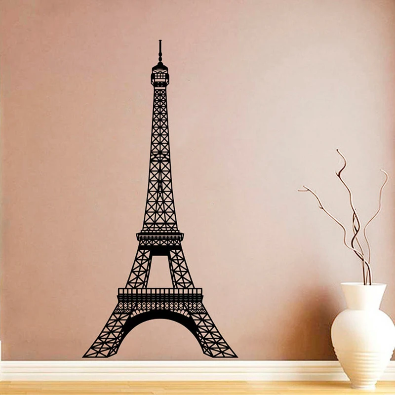 Eiffel Towerสติกเกอร์ไวนิลภาษา - Interior Design Layout บทวิจารณ์และราคา
