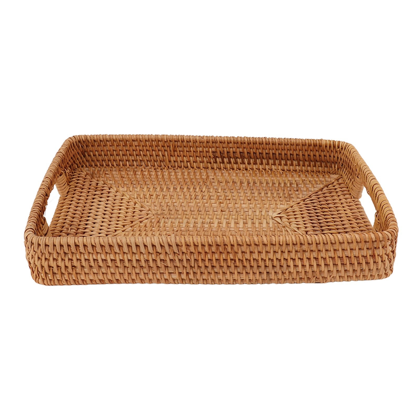 ถาดเสิร์ฟ E5 พร้อมหูจับ ทรงสี่ - Rattan Tray Handle บทวิจารณ์และราคา