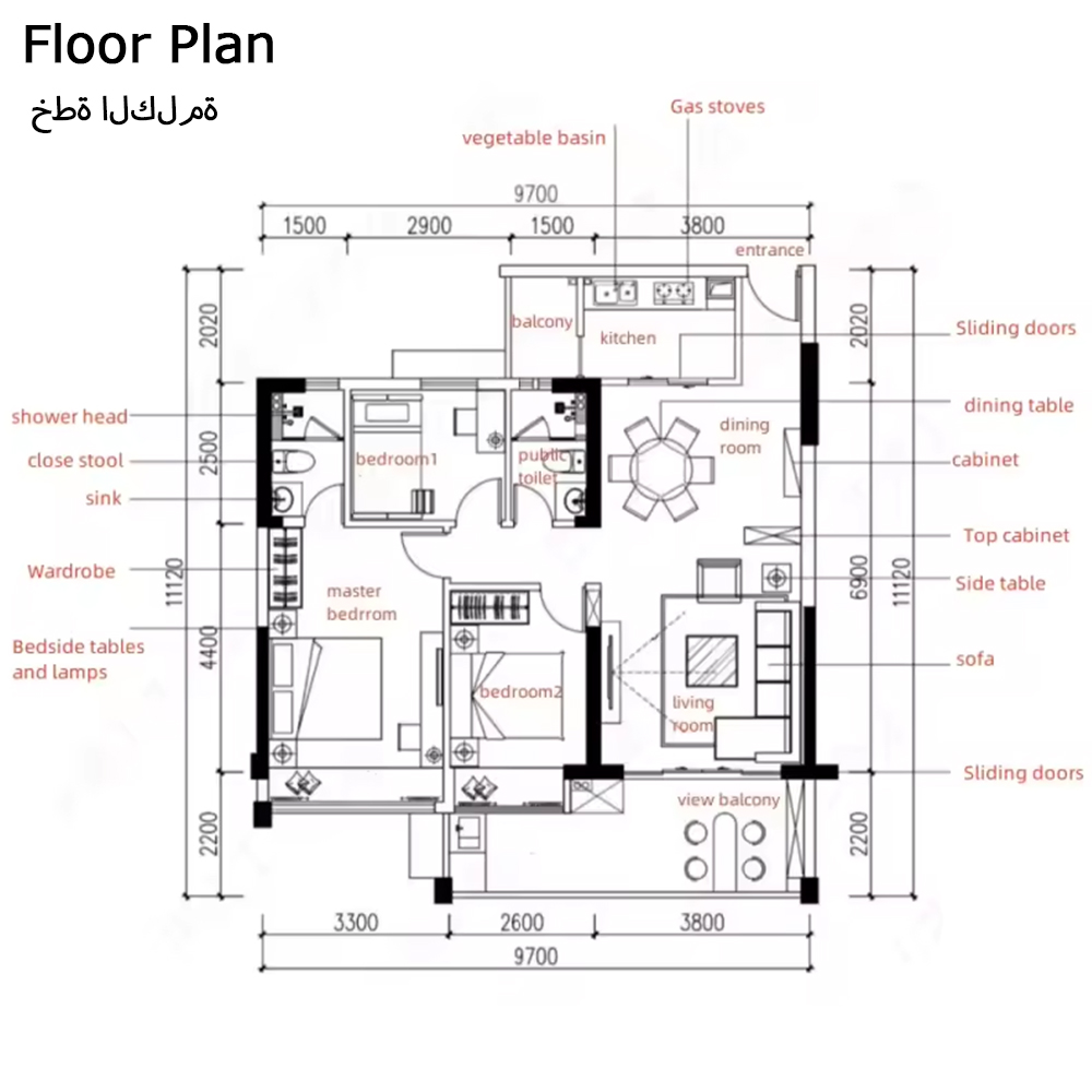 บริการออกแบบตกแต่งภายในบ้านพัก - Interior Design Layout บทวิจารณ์และราคา