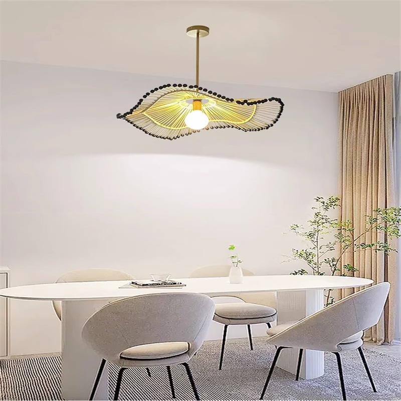 เอเชียตะวันออกเฉียงใต้ทอมือ Ha - Wicker Pendant Shade บทวิจารณ์และราคา