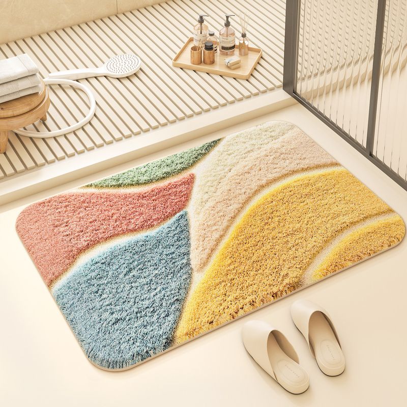 พรมเช็ดเท้าห้องน้ำ VIKAMA ลายเ - Printed Rug Abstract บทวิจารณ์และราคา