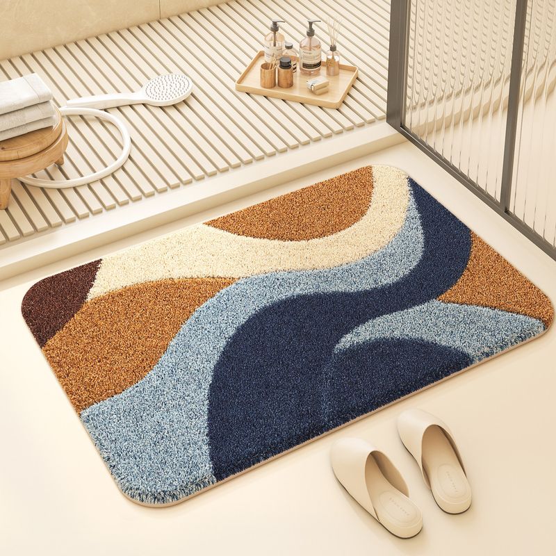 พรมเช็ดเท้าห้องน้ำ VIKAMA ลายเ - Printed Rug Abstract บทวิจารณ์และราคา