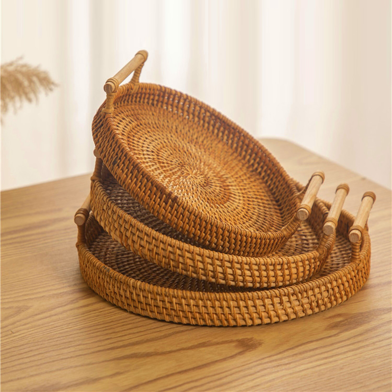 หวายสายคล้องตะกร้าเก็บขนมปังขน - Rattan Tray Handle บทวิจารณ์และราคา